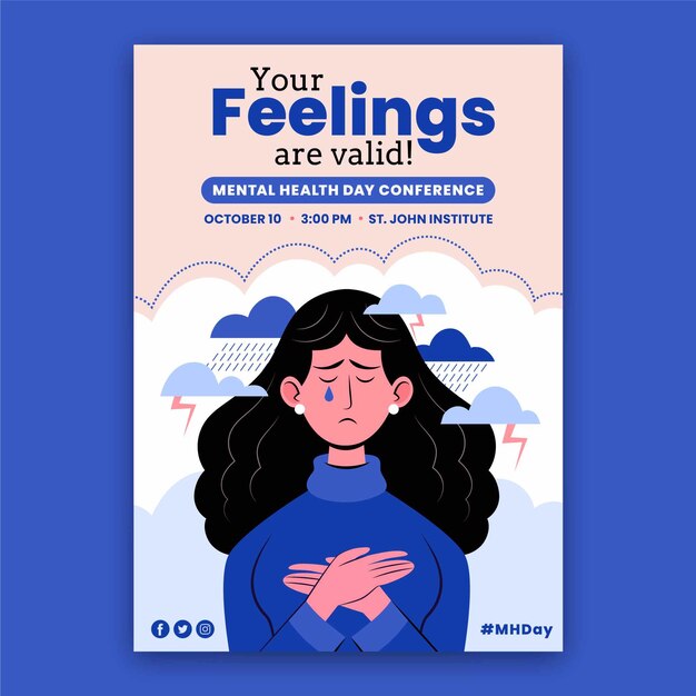 Depression poster templates